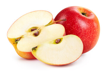 Apples isolated on white Clipping Path