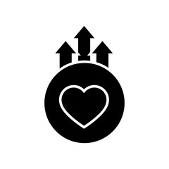 Volunteer icon vector. Community service  illustration sign. helping symbol. donation logo.