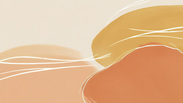 Earth tone smooth pastel abstract painting background