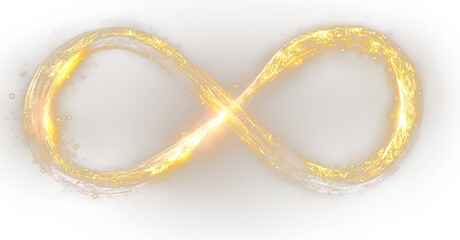 Abstract infinite PNG physics symbol vector illustration.