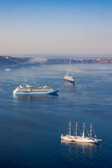 cruise ship in the sea