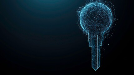 Abstract key graphic design