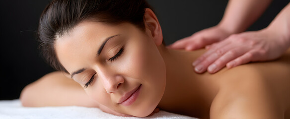 Soothing gentle massage easing tension and bringing comfort to relaxed muscles