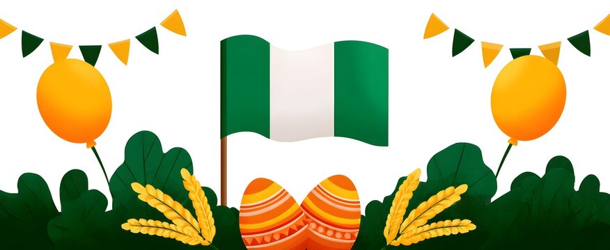 Nigeria independence day celebration fills hearts with pride and vibrant national spirit. - Powered by Adobe