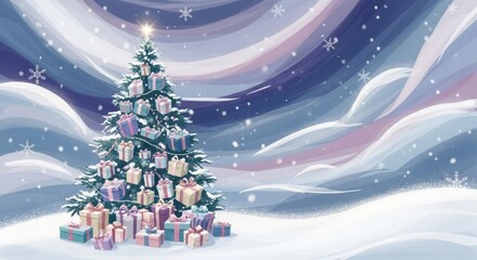 decorated christmas tree