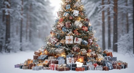 decorated christmas tree