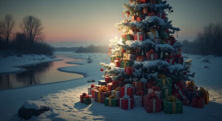 decorated christmas tree