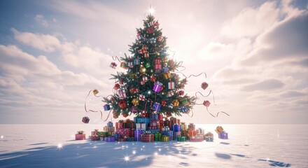 decorated christmas tree