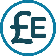 Floating Exchange Rate symbol within a blue circle financial concept art