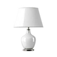 Sleek Modern Table Lamp on Transparent Background for Interior Design Projects