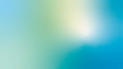 青と緑色のグラデーション背景　背景デザイン