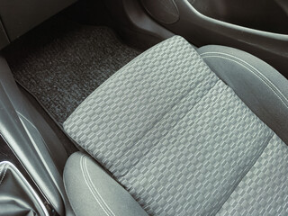 Comfortable car cushion adds style and support for journeys on a sunny afternoon