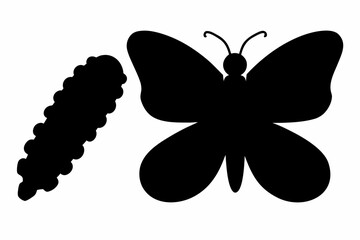 butterfly black vector, butterfly silhouette, butterfly icon
