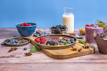 The image is perfect for a healthy food blog, highlighting the photogenic beauty of a nutritious and colorful breakfast.