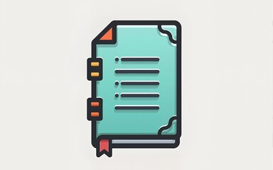notebook icon. High quality