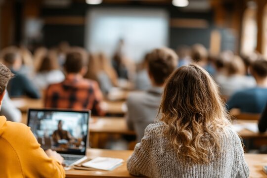 Harnessing technology: transforming learning through webinars. Minimal design. Vibrant online learning: enriched details and interactive courses. Empty space. Modern style. - Powered by Adobe