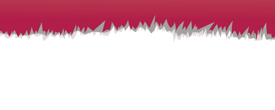 ripped paper edges, tear paper on transparet background.