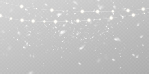 Gold Holiday Garlands PNG Holiday Decoration.