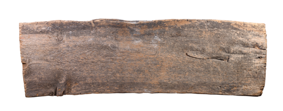 Old wooden sign board background. plank wood isolated for design art work or add text message. 