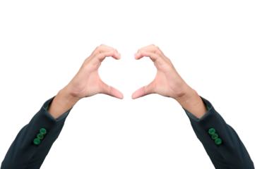 Human hands and gestures on background