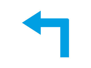 left turn arrow sign