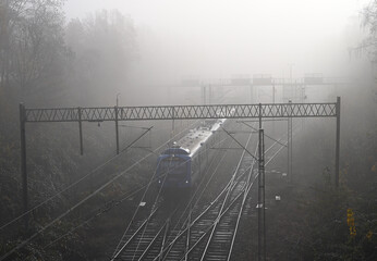 Pociąg w mgle © Hanna