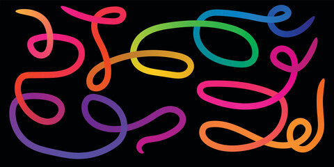 Obraz premium Abstract colorful background vector design pattern with pink art circles and texture