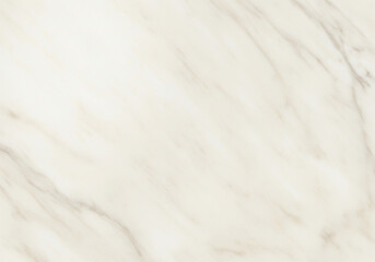 Obraz premium Luxurious light cream marble texture with subtle gray veining. A smooth, polished natural stone surface perfect for an elegant background or wallpaper