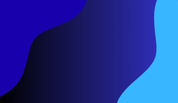 Dynamic abstract background with fluid shapes and vibrant blue gradient for modern design projects and digital content creation - Powered by Adobe