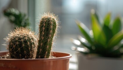 Detailed View Of Cactus Spines, Indoor Plant Care,