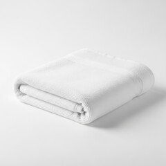Folded White Towel