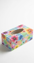 Floral Tissue Box for Home Decor