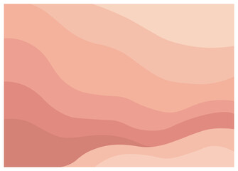 Fototapeta premium Background with smooth waves in pastel colors.