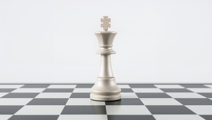 Chess rook and board, strategic game element, operational efficiency