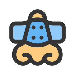 strip flat line icon