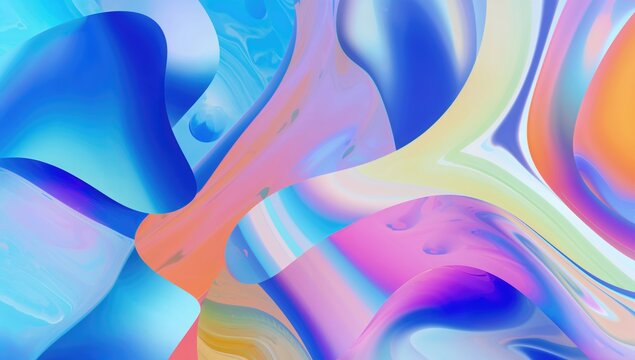 Colorful geometric backdrop, suitable for text layout and design