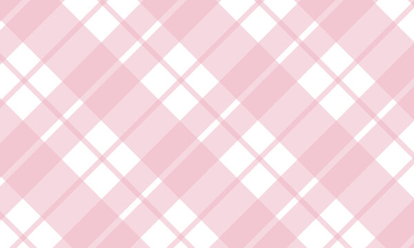 pink and white plaid seamless pattern, picnic tablecloth style background design