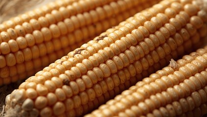 Close-up of dried corn, fiber-dense choice