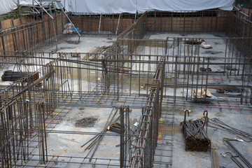 建設途中の現場