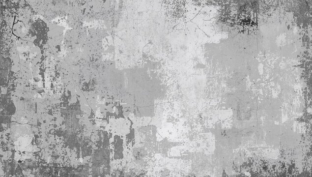 Vintage gray rusty wall texture with grunge pattern and abstract design