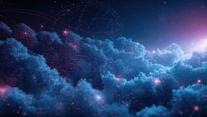 Abstract background showcasing technological advancement, highlighting innovation potential