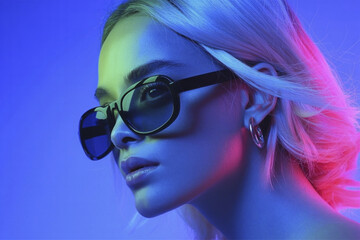 Stylish beautiful girl.