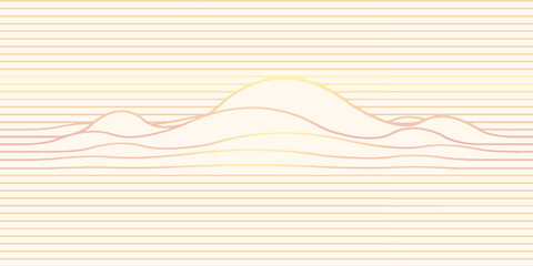 Abstract pattern. Texture with wavy, billowy lines. Optical art background. Wave design black and white. Digital image with a psychedelic stripes. Vector illustration