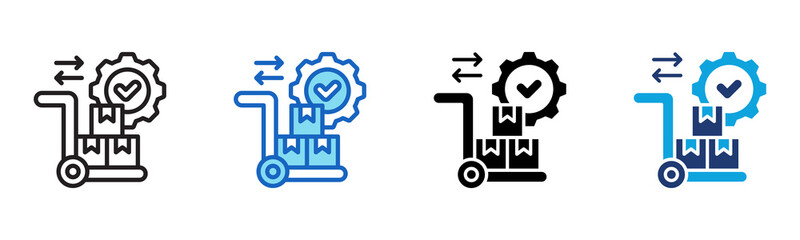 Procurement Icon Multi Style Vector Illustration