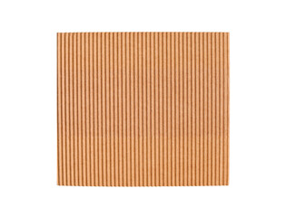 Torn craft paper fragment with texture, perfect for creating personalized messages background isolated on transparent