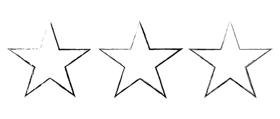 set of star grunge textures frame icon, grunge frame icon, collection star photo image frame icon.