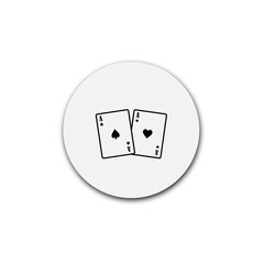 Ace and Hearts, vector illustration