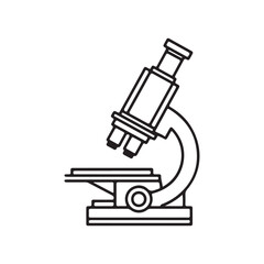Microscope Icon vector art illustration