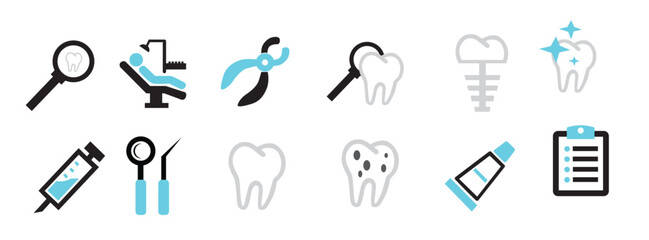 dental icon vector