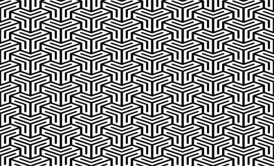 geometric line art seamless pattern .